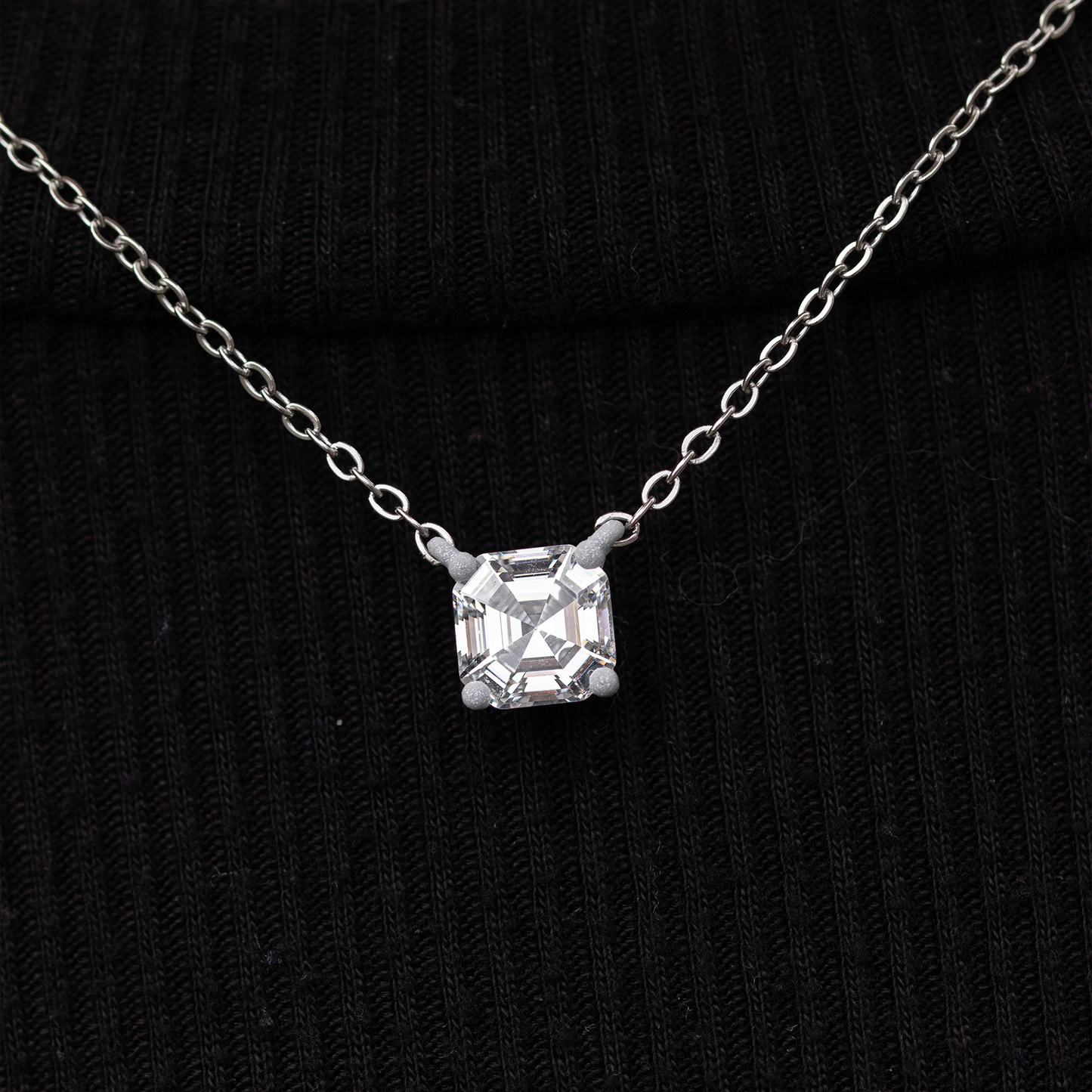 Asscher Necklace Large