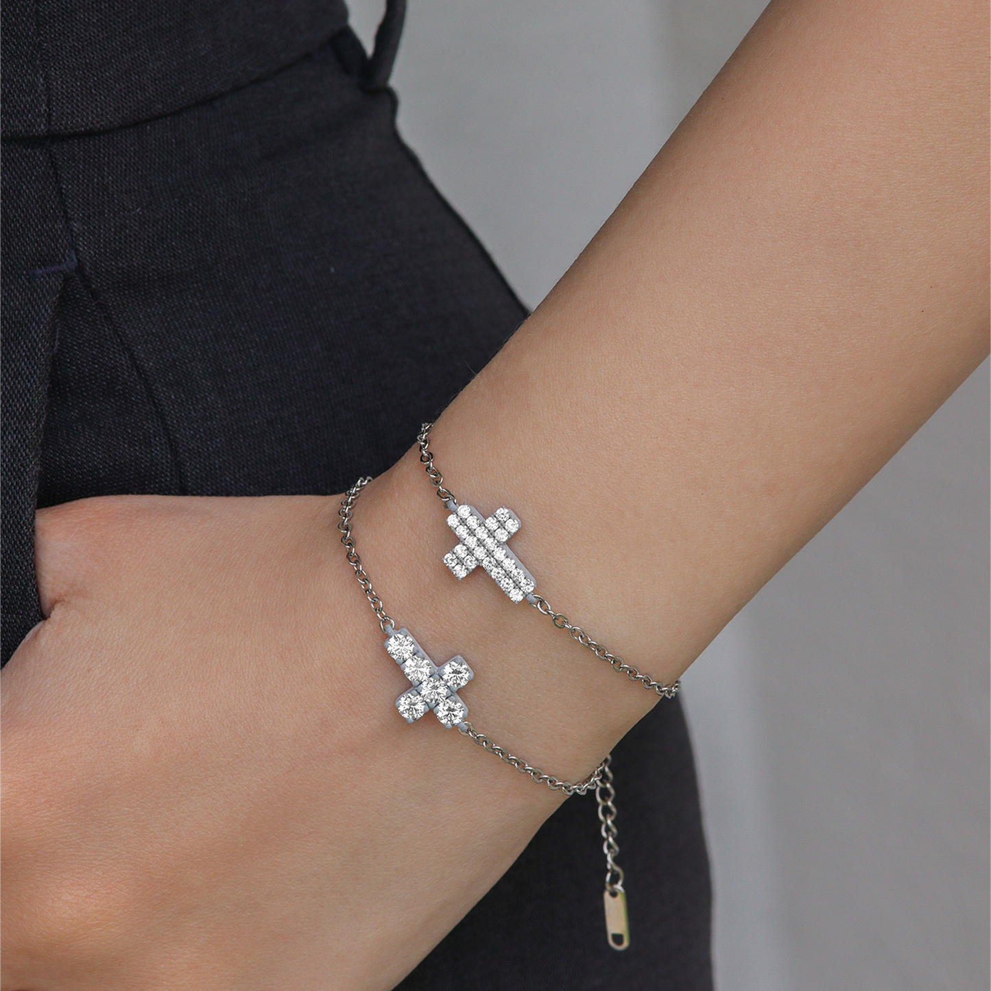 Fine-Cross Bracelet