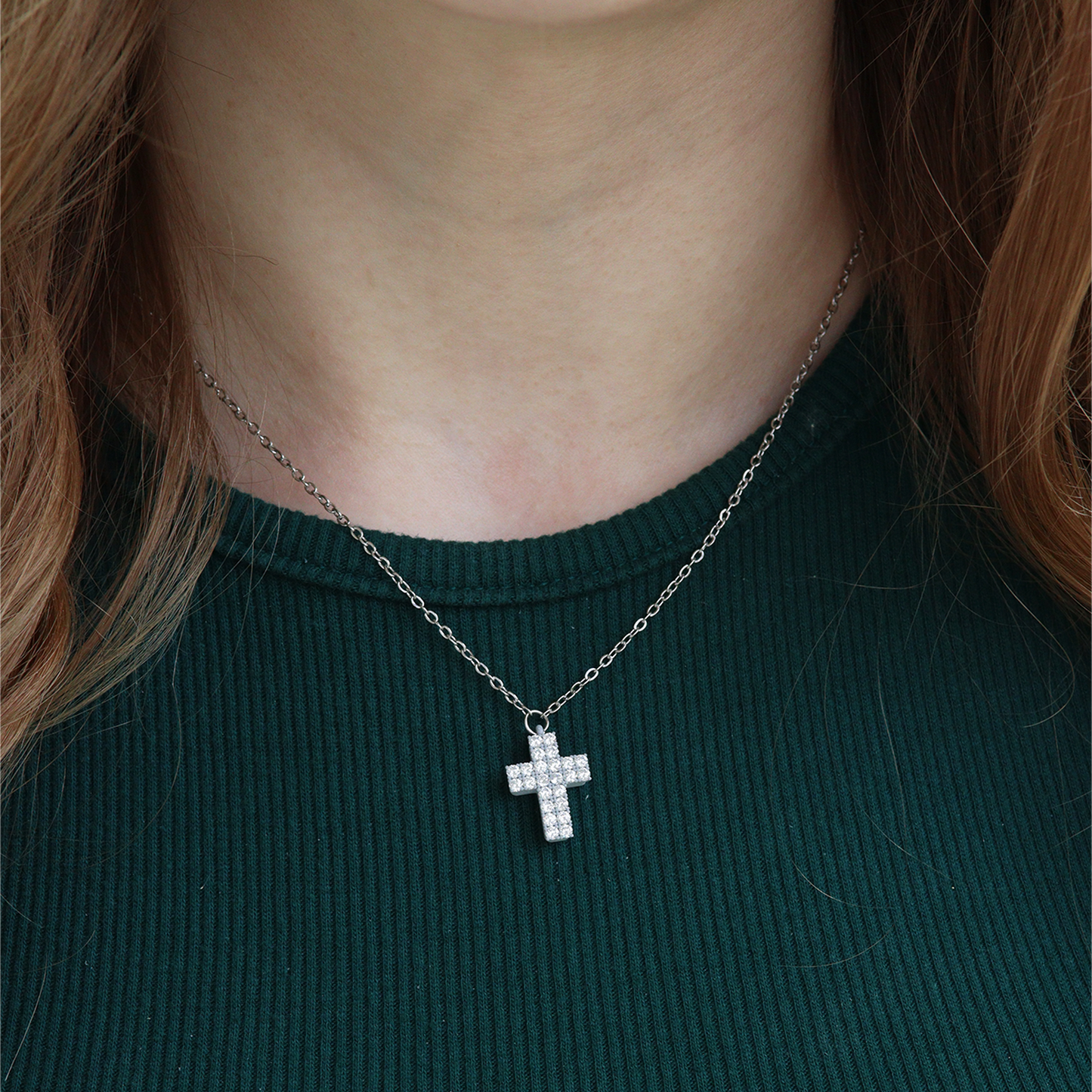 Mini Fine-Cross Necklace