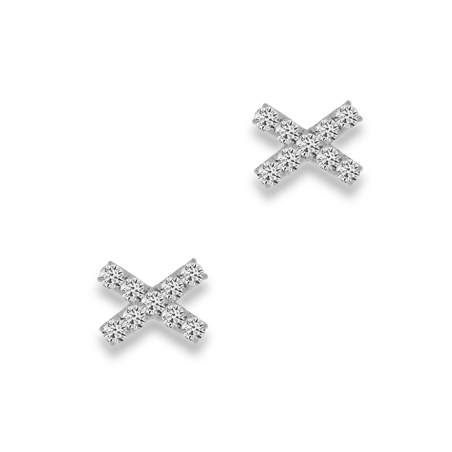 Cross X Stud Earrings