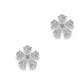 Fine Flower Stud Earrings