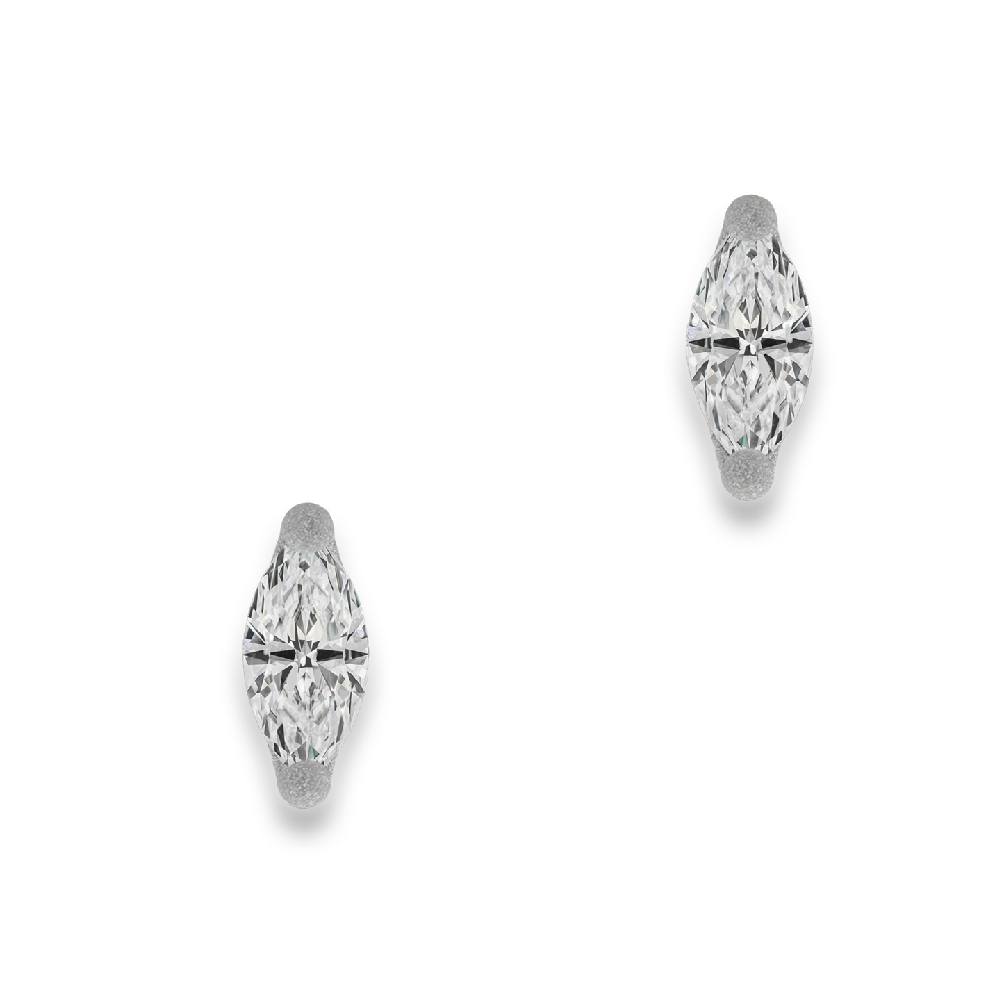 Marquise Stud Earrings Small